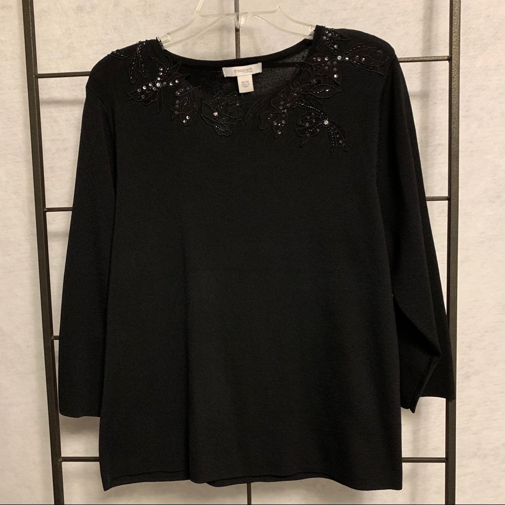 Dress Barn Sequin/Bead Top. NWT‎ Plus Size 18/20